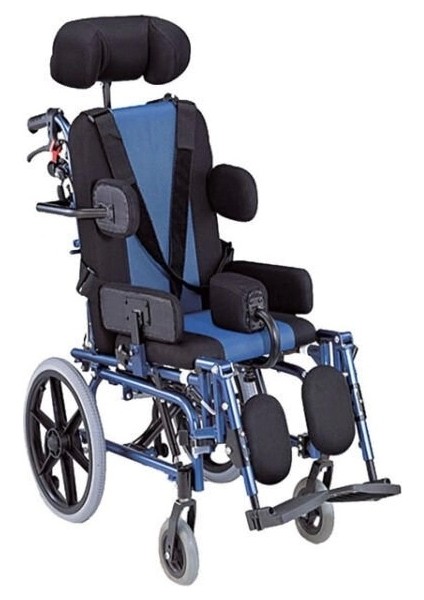 Römer Spastik Özellikli Manuel Tekerlekli Sandalye | Sırt Yatar, Ayak Kalkar, Tilt Mekanizmalı R358 modelleri