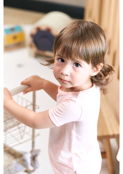 Organik Bambu Kısa Kollu Pijama Takımı – Yumuşak, Nefes Alabilen Kumaş fiyatları