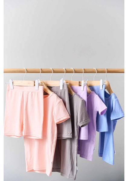 Organik Bambu Kısa Kollu Pijama Takımı – Yumuşak, Nefes Alabilen Kumaş modelleri