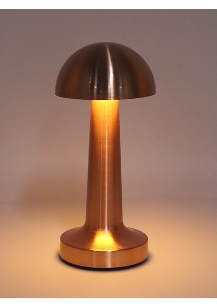 Gece Lambası Şarjlı Dokunmatik Retro Masa Lambası Gold - Masa Lambası fiyatları