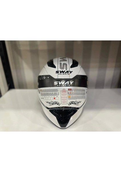 Kask Sway Sw 850 Whıte/silver Full Face