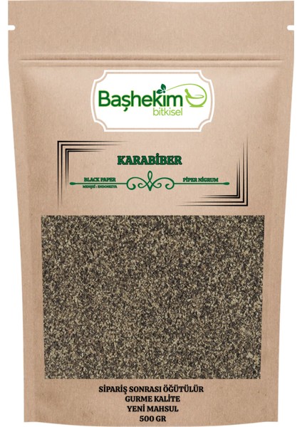 Karabiber Öğütülmüş Toz Sipariş Sonrası Öğütülür Gurme Kalite Yeni Mahsul 500 gr