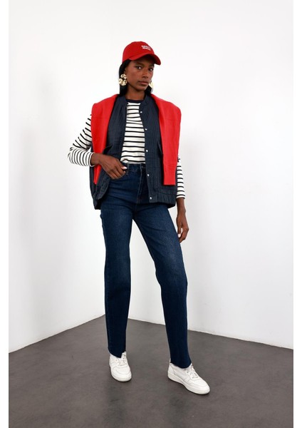 Lacivert Kapitone Yelek 5033 fiyatları