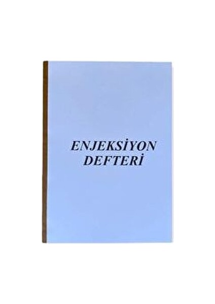 Enjeksiyon Pansuman Defteri 150 Sayfa fiyatları