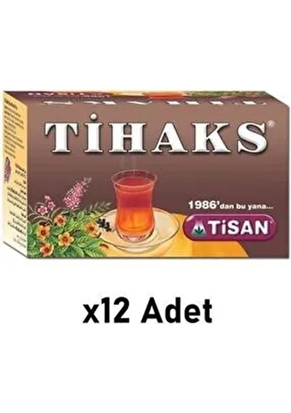 Tihaks Karışık Bitki Çayı 20 Süzen Poşet 12 Adet