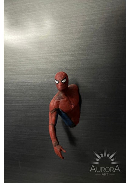 Spider-Man El Boyama 3D Reçine Magnet | Marvel Temalı Mıknatıslı Koleksiyonluk Figür fiyatları