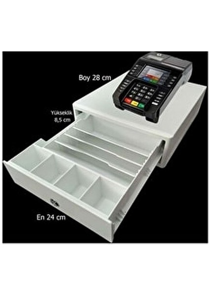 Manuel Anahtarla Açılır Küçük Boy Çekmece