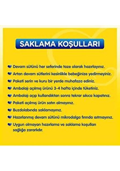 3 Devam Sütü 800 gr X3 Megapack