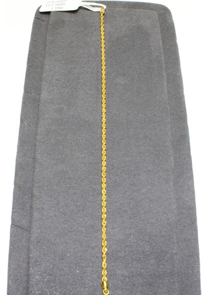 14 Ayar Gerçek Altın Günlük Halat Künye Bileklik modelleri