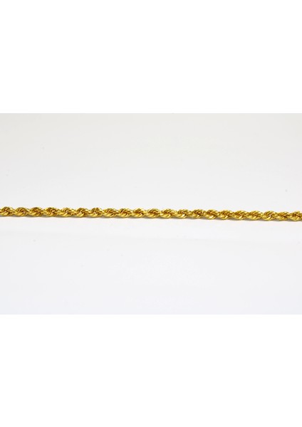 14 Ayar Gerçek Altın Günlük Halat Künye Bileklik indirimleri