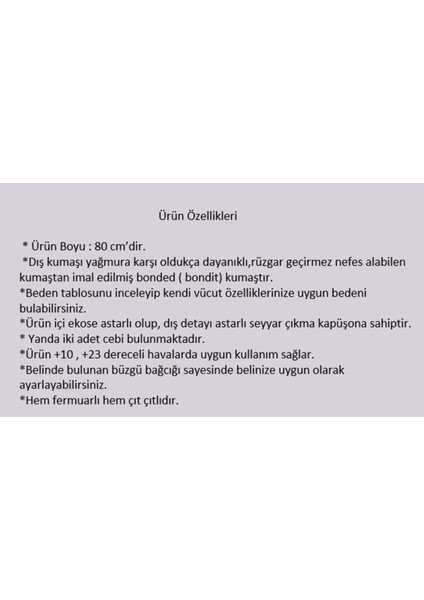 Kadın Suya Dayanıklı Büyük Beden Trençkot Kapüşonlu Ekoseli Haki Trençkot Bonded Kumaş Trençkot