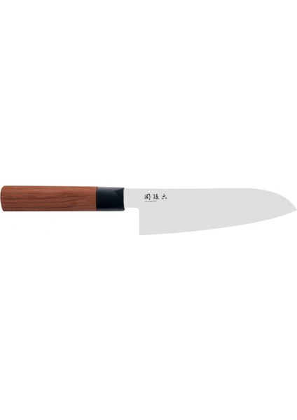 Seki Magoroku Red Wood Santoku Şef Bıçağı MGR0170S