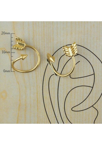 316 L Cerrahi Çelik Ok Spayk Halka Piercing