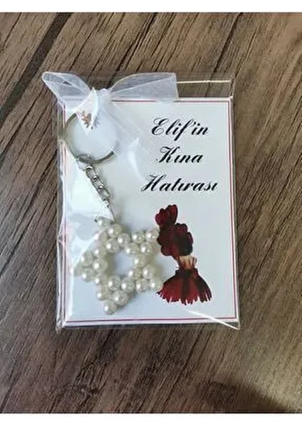 Minik Adımlar 25 Adet Inci Yıldız Anahtarlık