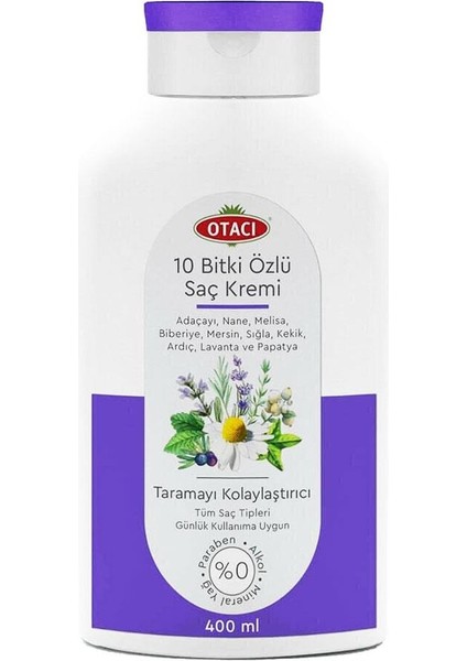 Bitki Özlü Onarıcı Saç Kremi 400 ml