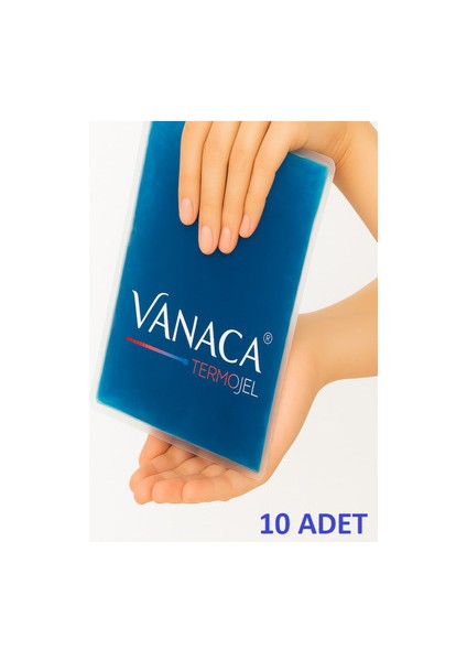 10 Adet Sıcak Soğuk Kompres Jel Buz Paketi, Tekrar Kullanılabilir Isıtıcı, Soğutucu Termojel 13X26CM fiyatları
