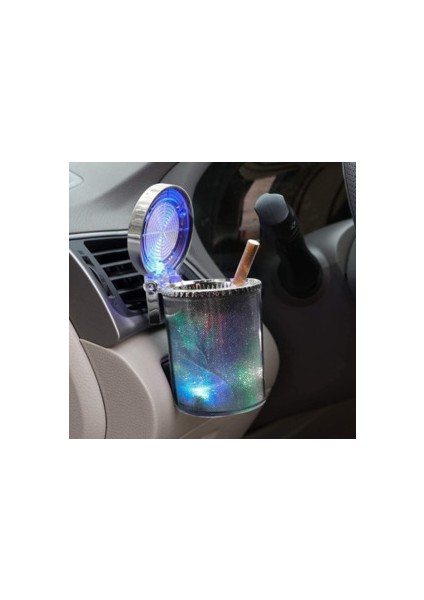 Araç İçi Işıklı Küllük Bardaklı veya Izgara Sabitleme Özellikli