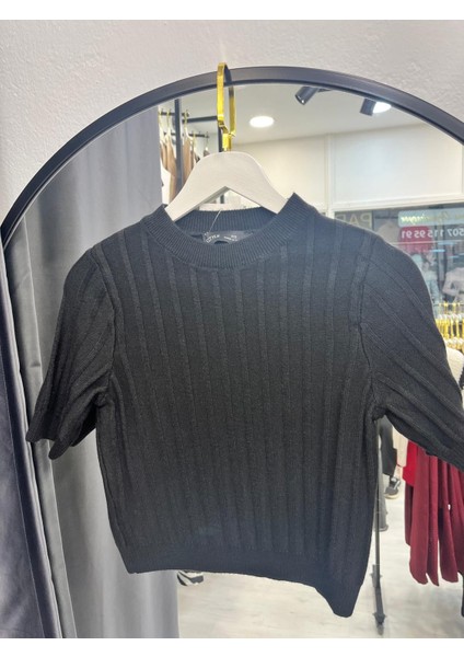 Kısa Kollu Tek Fitilli Kazak