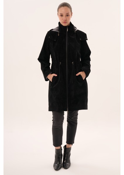 Veger Kadın Özel Dokulu Kumaş Kaban fırsatları