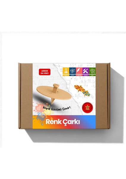 Renk Çarkı – Çocuklar Için Eğitici Ahşap Stem Oyuncak,deney Seti ve Bilim Kit modelleri