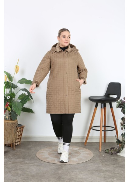 Kapitone Mont, Kaban, Içi Kürklü Kapitone Mont ,büyük Beden Mont, Su Itici Mont, Vizon Rek