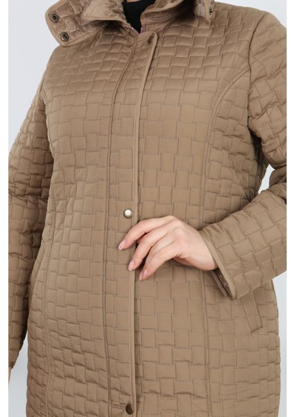 Kapitone Mont, Kaban, Içi Kürklü Kapitone Mont ,büyük Beden Mont, Su Itici Mont, Vizon Rek