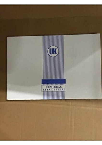Demirbaş Eşya Defteri 40 Yaprak Karton Kapak