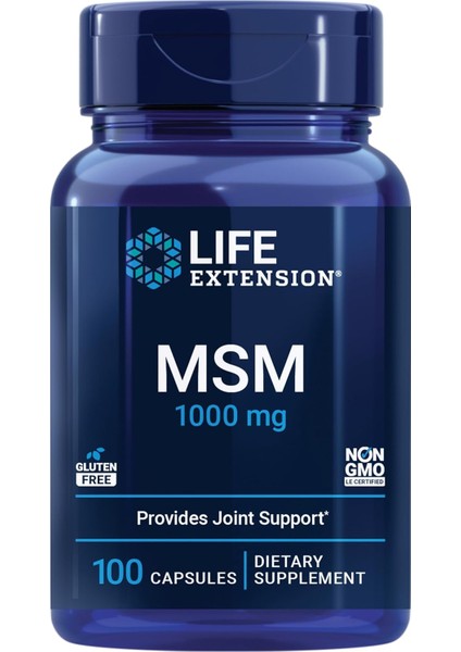 Msm 1000 Mg Methylsulfonylmethane Joints Antioxidant Support 100 Caps