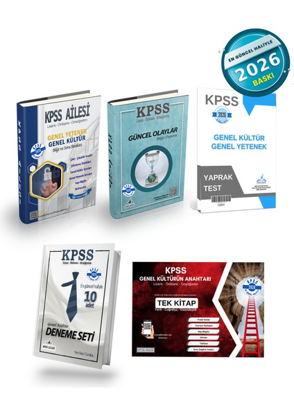 2026 Kpss Efsane 5'li (Hızlandırılmış Set)