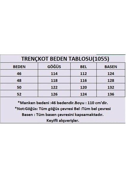 Kadın Suya Dayanıklı Büyük Beden Trençkot Kemerli Uzun Kruvaze Trençkot Bonded Kumaş Astarlı Krem