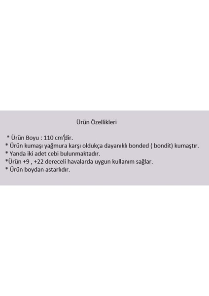 Kadın Suya Dayanıklı Büyük Beden Trençkot Kemerli Uzun Kruvaze Trençkot Bonded Kumaş Astarlı Krem