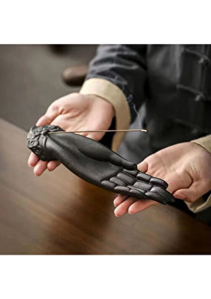 El Şeklinde Çubuk Tütsülük & Ruka Tütsülük & Oda Kokusu, Vernikli Taş Tütsülük Orj Ürn Mvt Tasarım