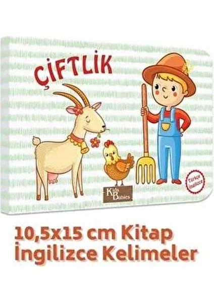 Çiftlik Türkçe-Ingilizce Kitap 10,5X15CM