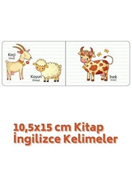 Çiftlik Türkçe-Ingilizce Kitap 10,5X15CM fiyatları