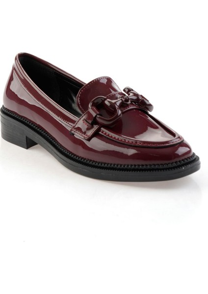 Bordo Kadın Loafer Ayakkabı K01216401398 fiyatları