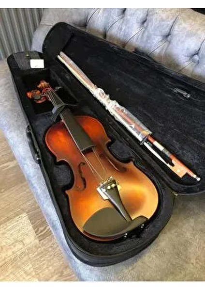 4/4 Yetişkin Kemanı Kutu Yay Reçine