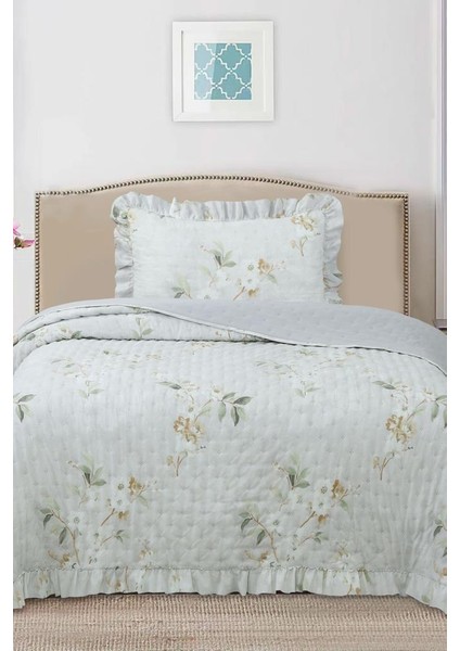 Breeze Bahar Çiçekleri Tek Kişilik Yatak Örtüsü 180X240