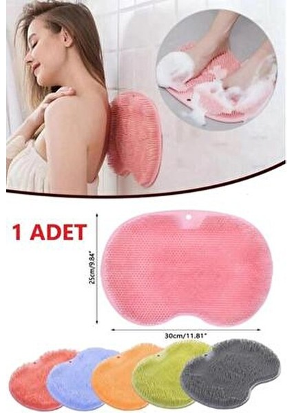 Vantuzlu Banyo Fırçası Masaj Pedi Sırt Ayak Kesesi Yıkama Aleti Lifi modelleri