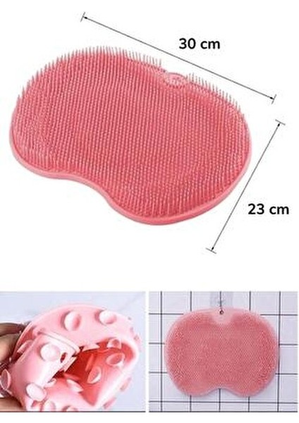 Vantuzlu Banyo Fırçası Masaj Pedi Sırt Ayak Kesesi Yıkama Aleti Lifi fırsatları