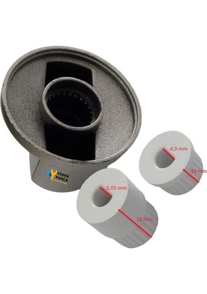 Silverline Uyumlu Düğme 4 Lü Takımı Ankastre Set Üstü Ocak Düğmesi modelleri