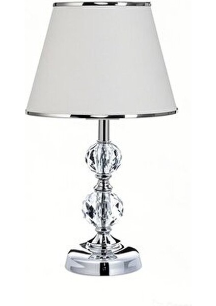 T Serisi Masa Abajuru Metal ve Cam Gövde Kumaş Başlık fiyatları