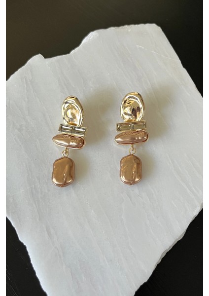 Sallantılı Ezme Oval Küpe fiyatları