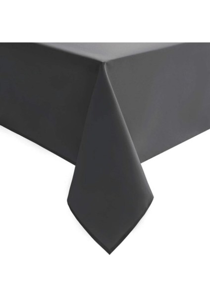 Sıvı Geçirmez Dertsiz Leke Tutmaz Kumaş Mutfak Masa Örtüsü Antrasit Renk 140 x 180 cm fiyatları