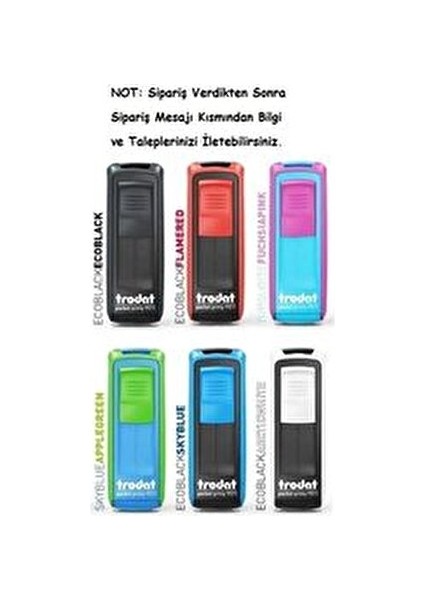 9511 Cep Kaşesi - Kırmızı, Mavi, Siyah, Beyaz, Pembe, Gri Renk (Ürün Mavi Mürekkeplidir.) fiyatları