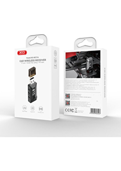 Araç Içi Bluetooth ve Fm Verici BCC16,MP3 Çalma Desteği,tf Kart ve 3.5mm Jak Girişi,led Gösterge