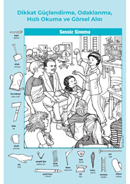 Highlights Oyun Terapi Market Gizli Resimler Seviye 2 Dikkat Güçlendirme Kitabı 6-10 Yaş fiyatları