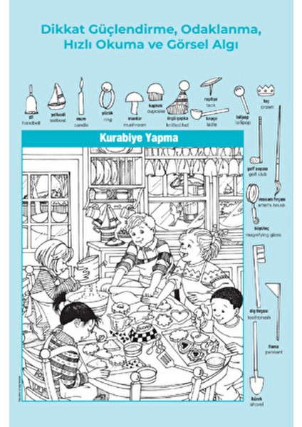 Highlights Oyun Terapi Market Gizli Resimler Seviye 2 Dikkat Güçlendirme Kitabı 6-10 Yaş fırsatları