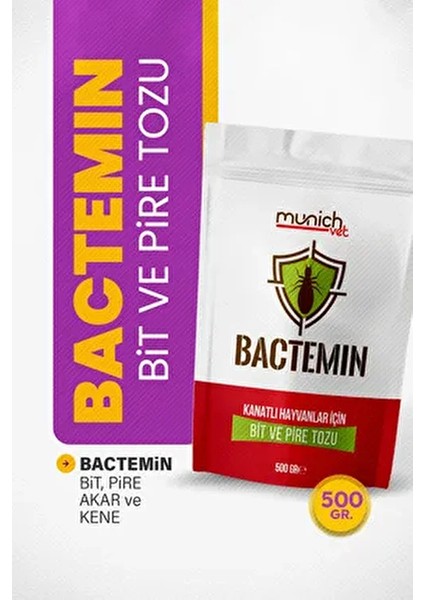 Bactemin Kanatlı Hayvan Bit Pire Tozu 500 gr
