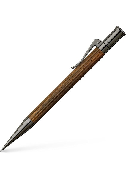 Von Faber-Castell Klasik Makassar Versatil Kalem, B Sertliği, 0.7 mm Uç, Özel Ahşap Gövde, Pvd Titanyum Kaplama, Yedek Uç ve Silgili