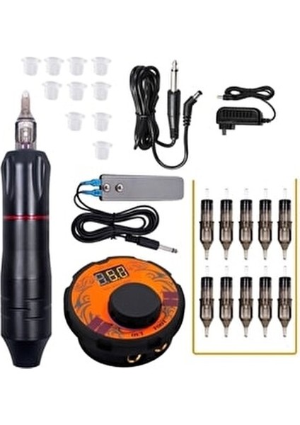 Dövme Cihazı Seti Kalıcı Makyaj Aleti Eyeliner Kıl Tekniği Saç Simulasyon Makinesi